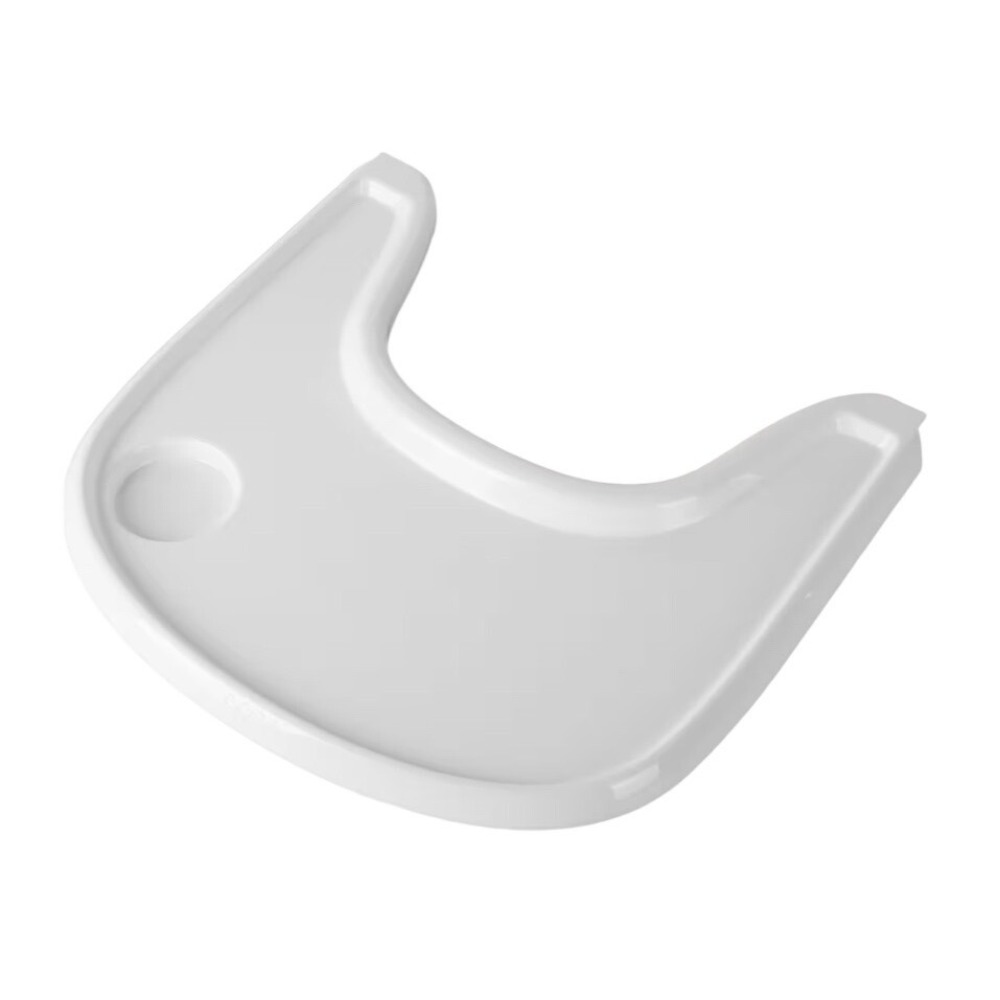 LuQiBabe White High Chair Tray for Stokke Tripp Trapp V2+ Baby Set Cup Holder